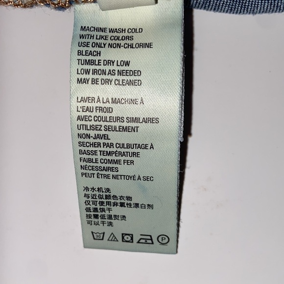 Free People Size 25 Medium Wash Raw Edge Distressed Mid-Rise Skinny Jeans: 4878 - Picture 10 of 12